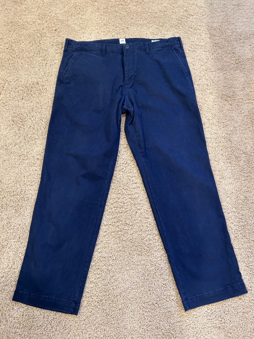 GAP Men's Navy Cotton Chinos